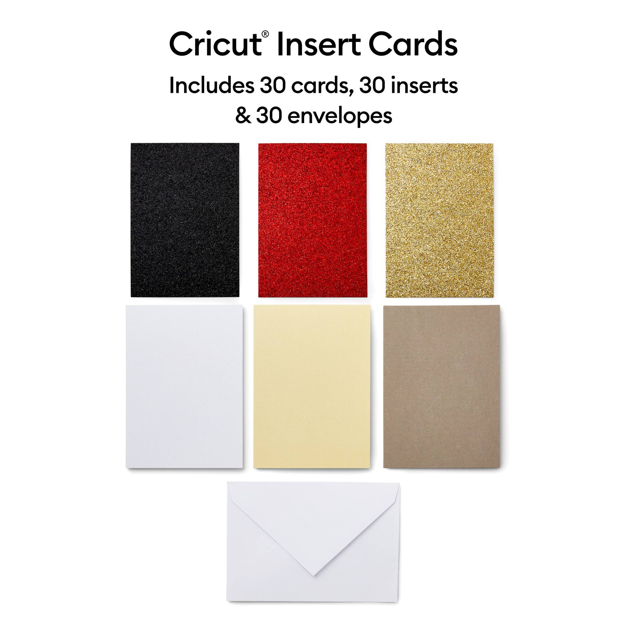 Cricut® R40 Insert Cards, Glitz and Glam Sampler